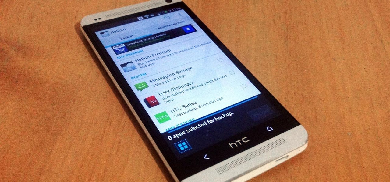 Completely Back Up Your Apps & App Data on Your HTC One or Other Android Device