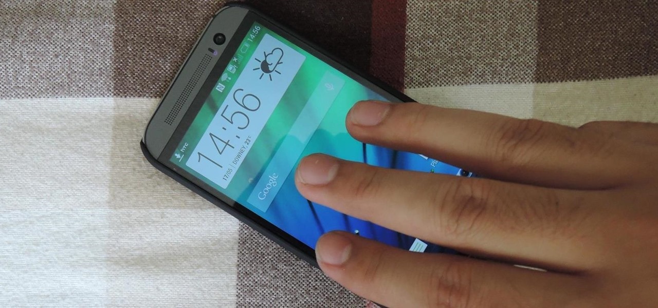 Lock the Screen Using a Three-Finger Tap on Your HTC One M8