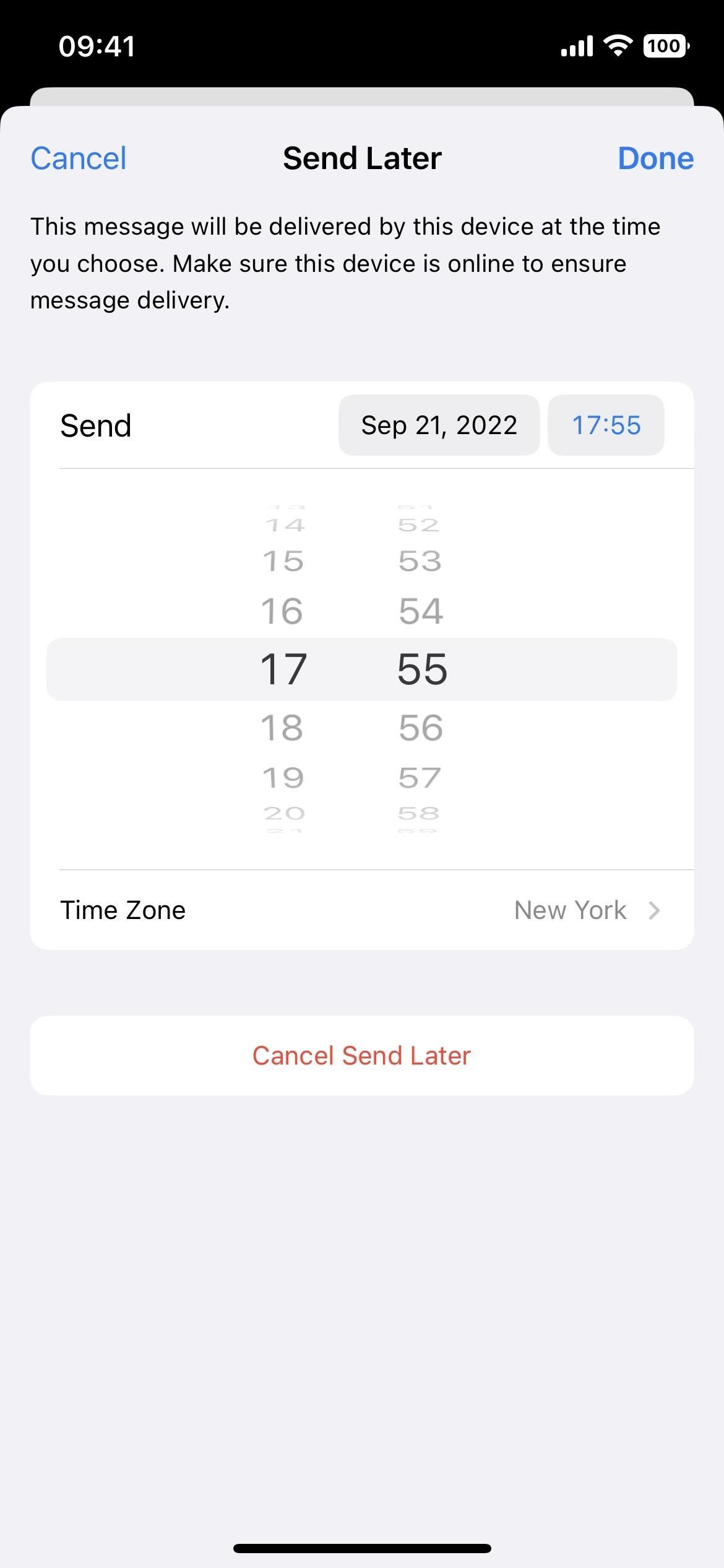 Use your iPhone's Mail app to schedule emails to send automatically when you want them