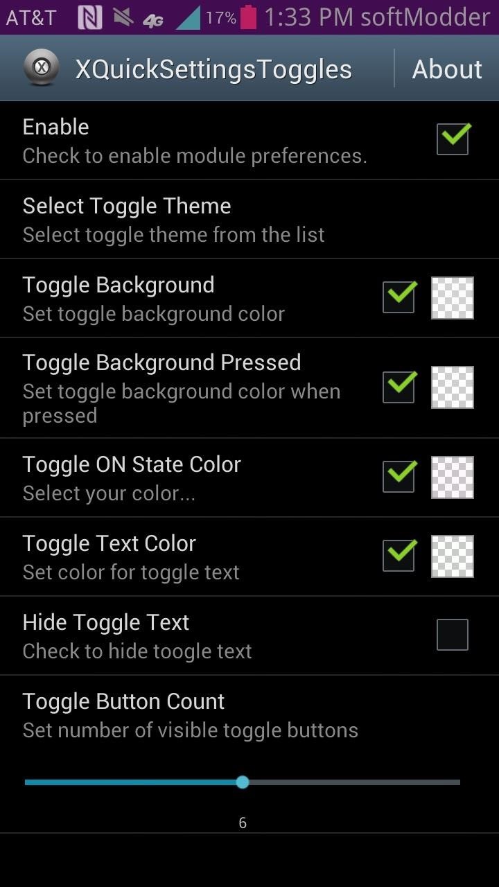 How to Customize Quick Settings Toggles with Colors, Photos, & New Icons on a Samsung Galaxy Note 2