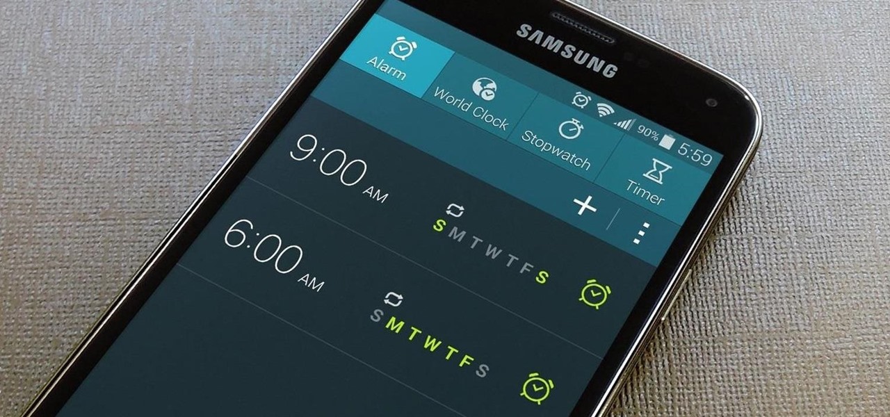 Make Android's Clock App Open Directly to the Alarm Tab