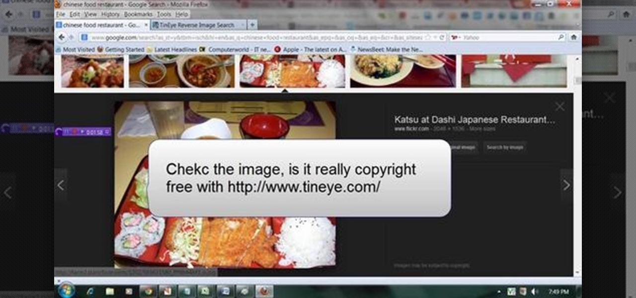 Search for a Copyright Free Images in Google Advanced Search