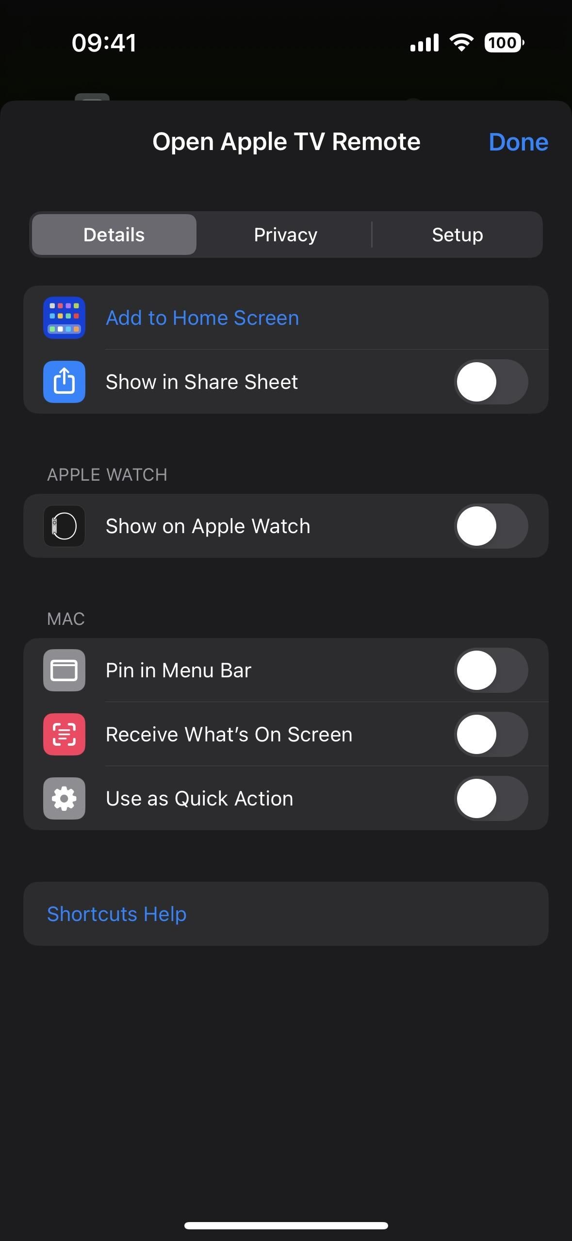 Abra la aplicación Apple TV Remote secreta de su iPhone en la pantalla de inicio, la biblioteca de aplicaciones, Siri y más; no se necesita el Centro de control
