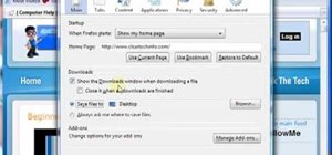 Find & change location of the Firefox Download Folder