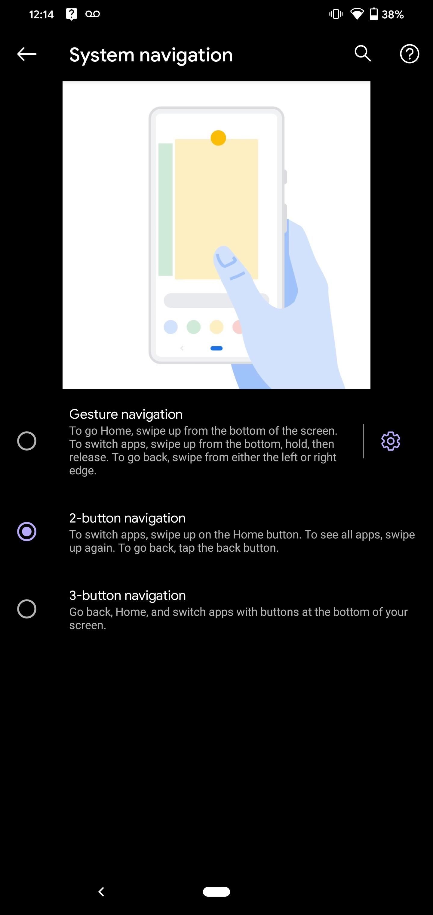 How to Enable 2-Button Navigation on the Pixel 4