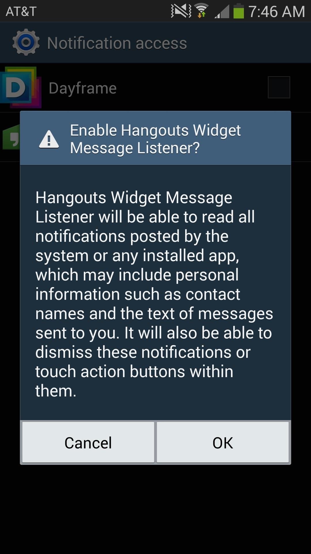 How to Preview New Google Hangout Messages from the Home Screen on Your Galaxy Note 3