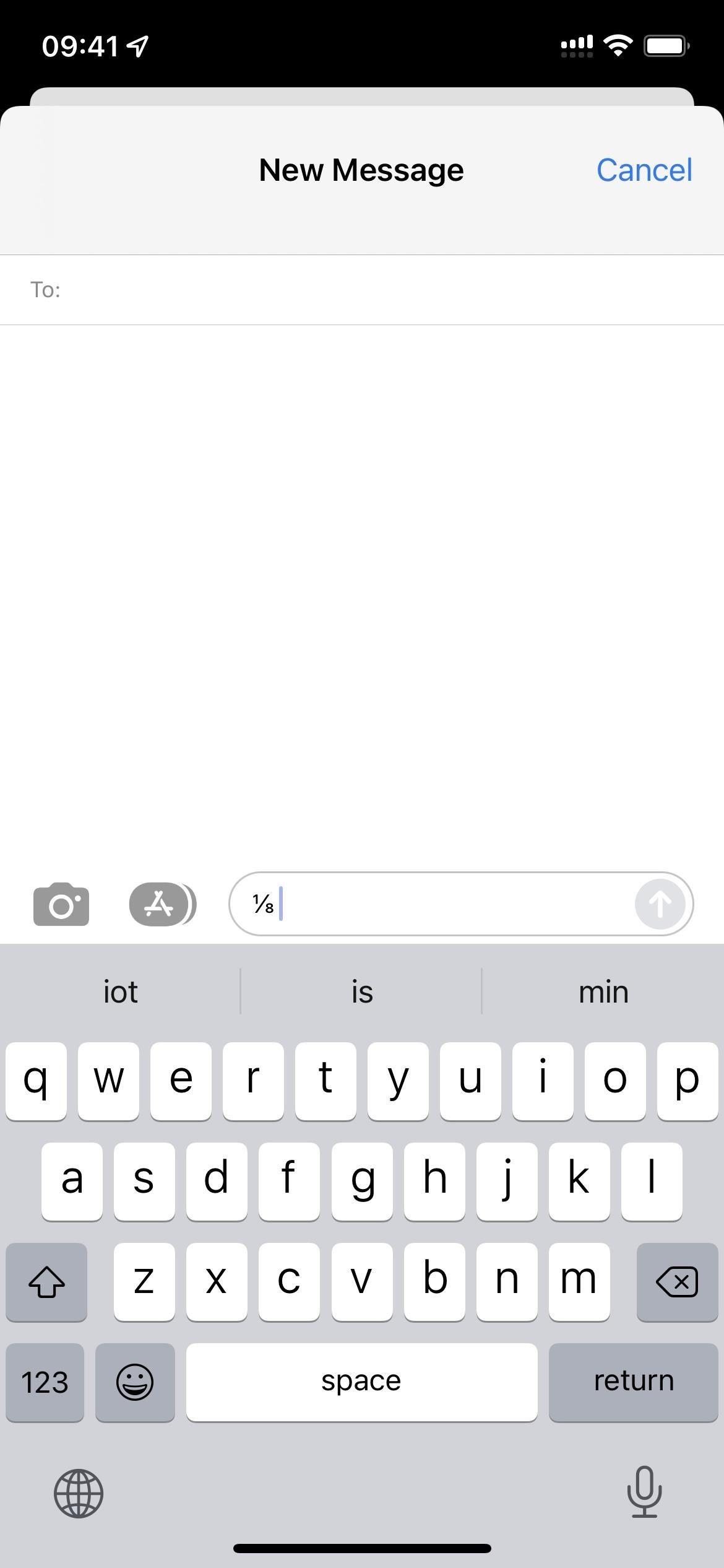 The Trick to Typing Pro-Looking Fractions with Your iPhone's Keyboard