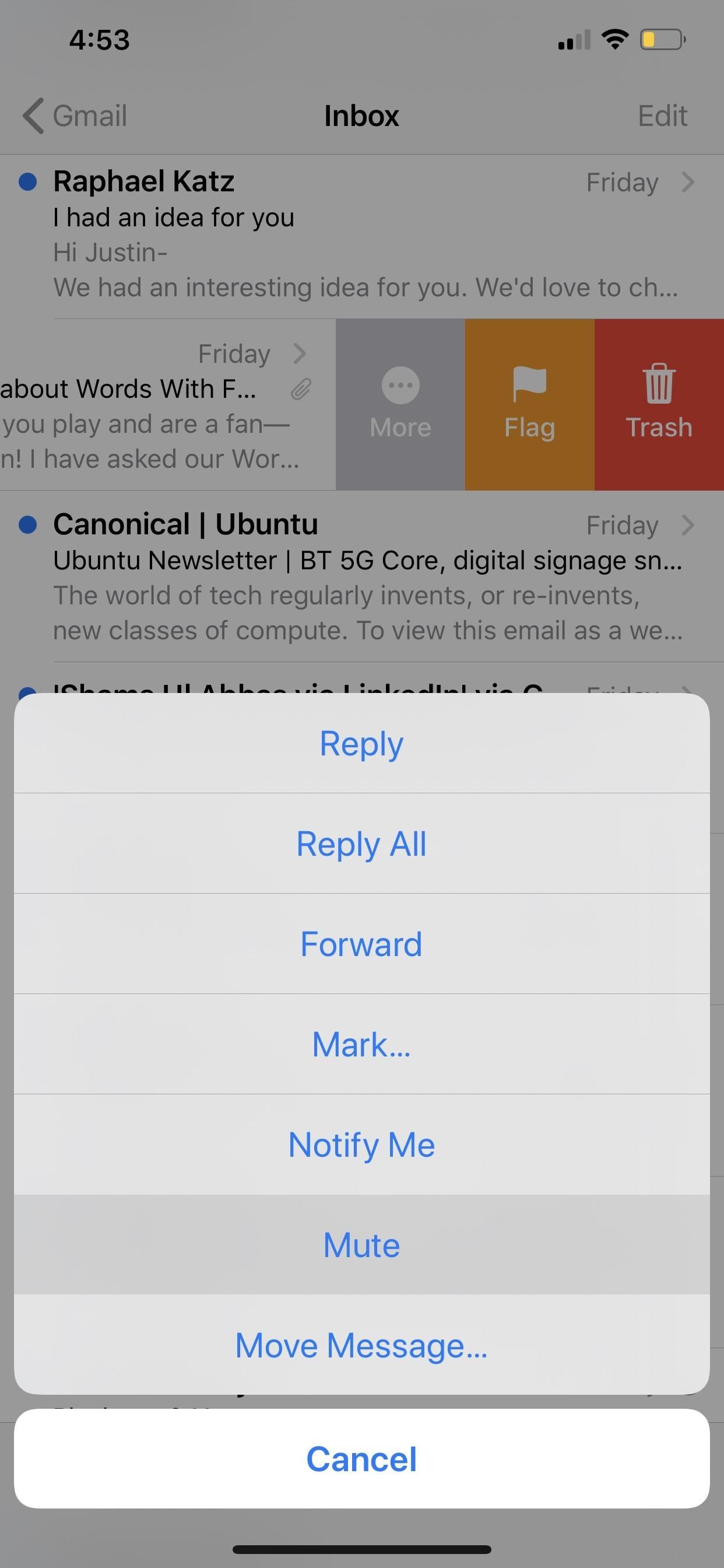 How to Mute Email Conversation Threads in iOS 13's Mail App to Stop Annoying Notifications
