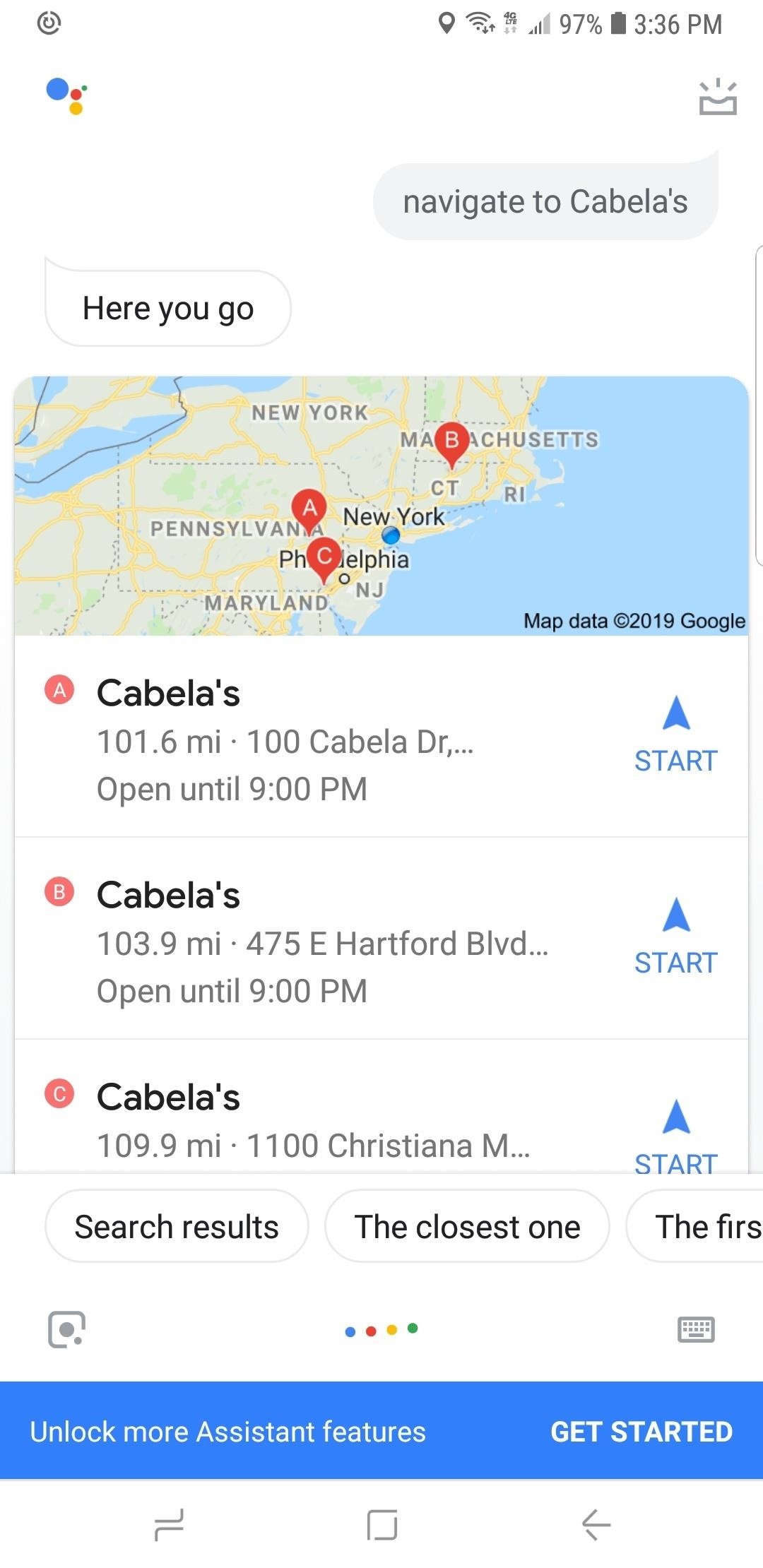 Use Voice Commands in Google Maps to Start Navigation or Add a Stop