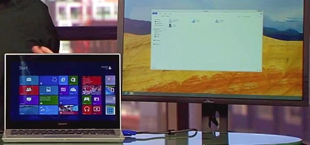 Run Windows 8's Desktop and Metro Views Simultaneously Using a Second Monitor