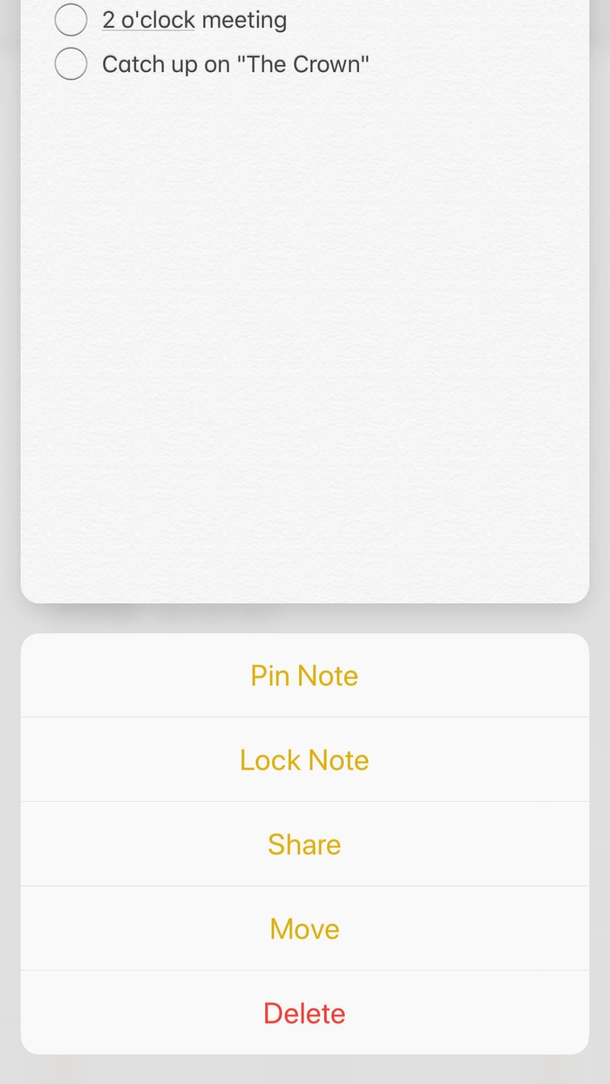 Notes 101: How to Pin Important Notes to the Top of Folders