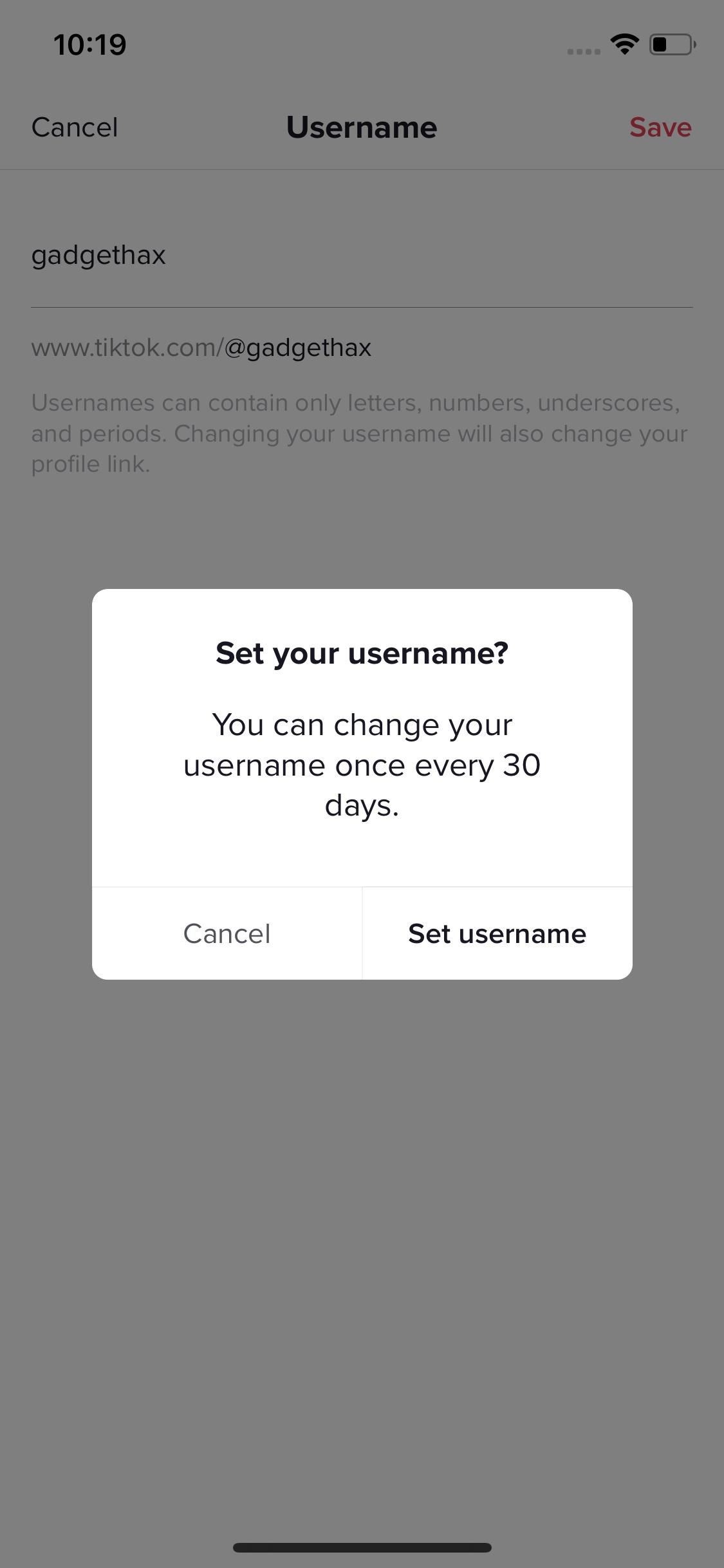 How to Change Your TikTok Username to Something Besides the Random One It Gave You