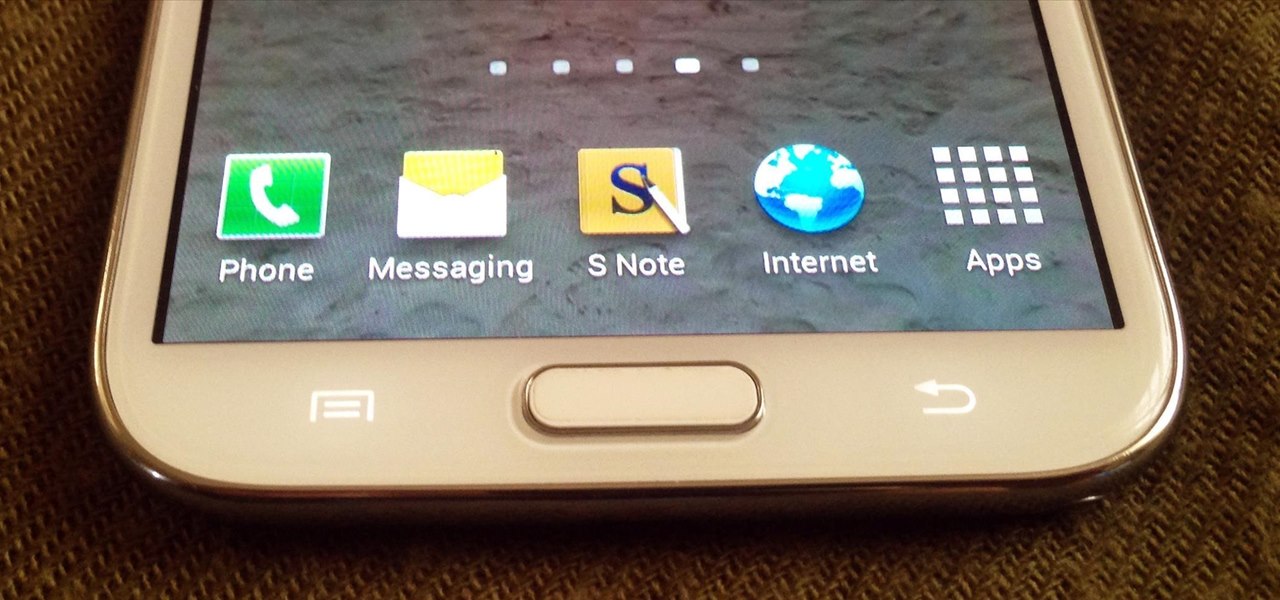 Swap the Menu & Back Buttons on Your Samsung Galaxy Note 2 for Easier Left-Handed Navigation