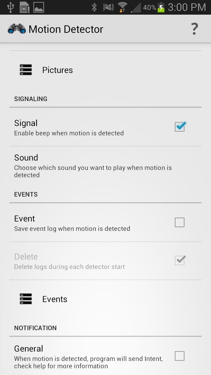Turn Your Galaxy Note 2 into a Secretive Photo-Capturing Motion Detector