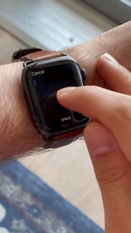 The Secret to Typing in All Caps on Apple Watch