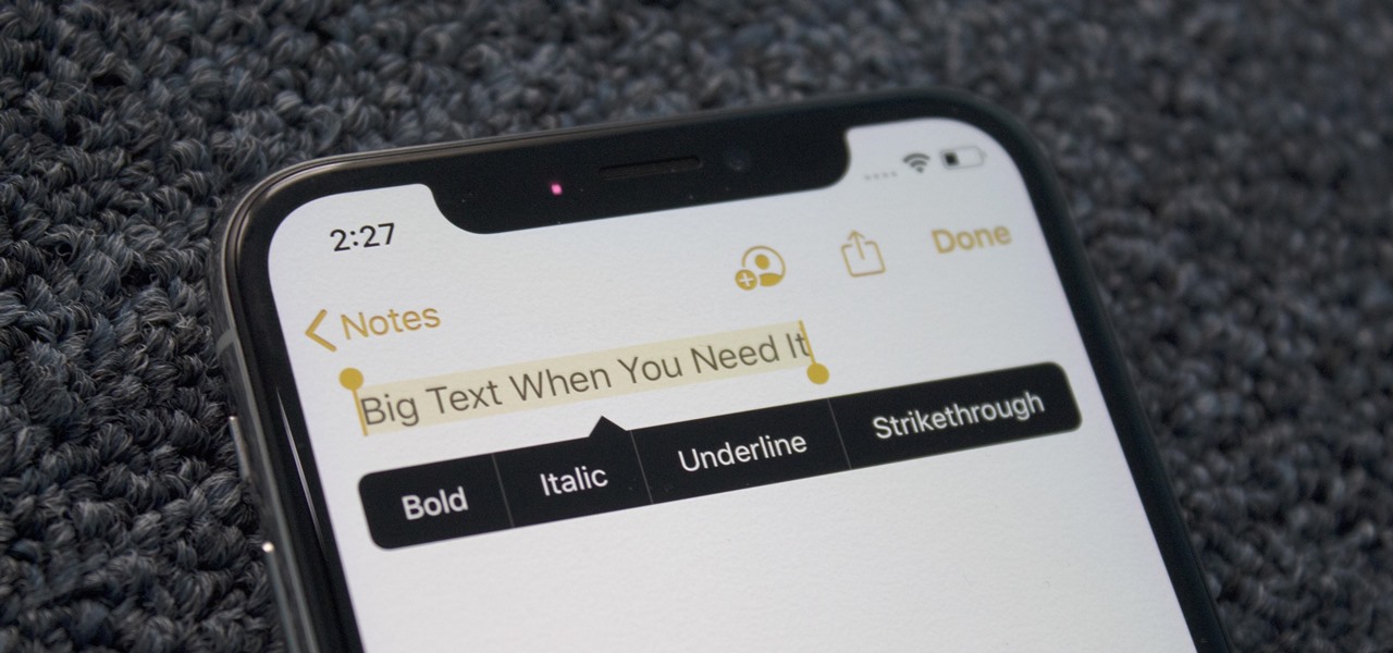 The Not-So-Obvious Way to Bold & Italicize Text on Your iPhone