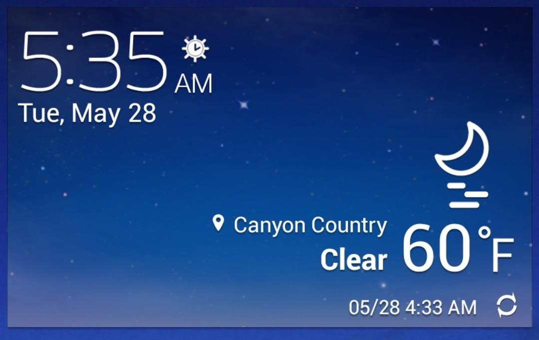 How to Make the Stock Weather Widget Transparent on Your Samsung Galaxy S4