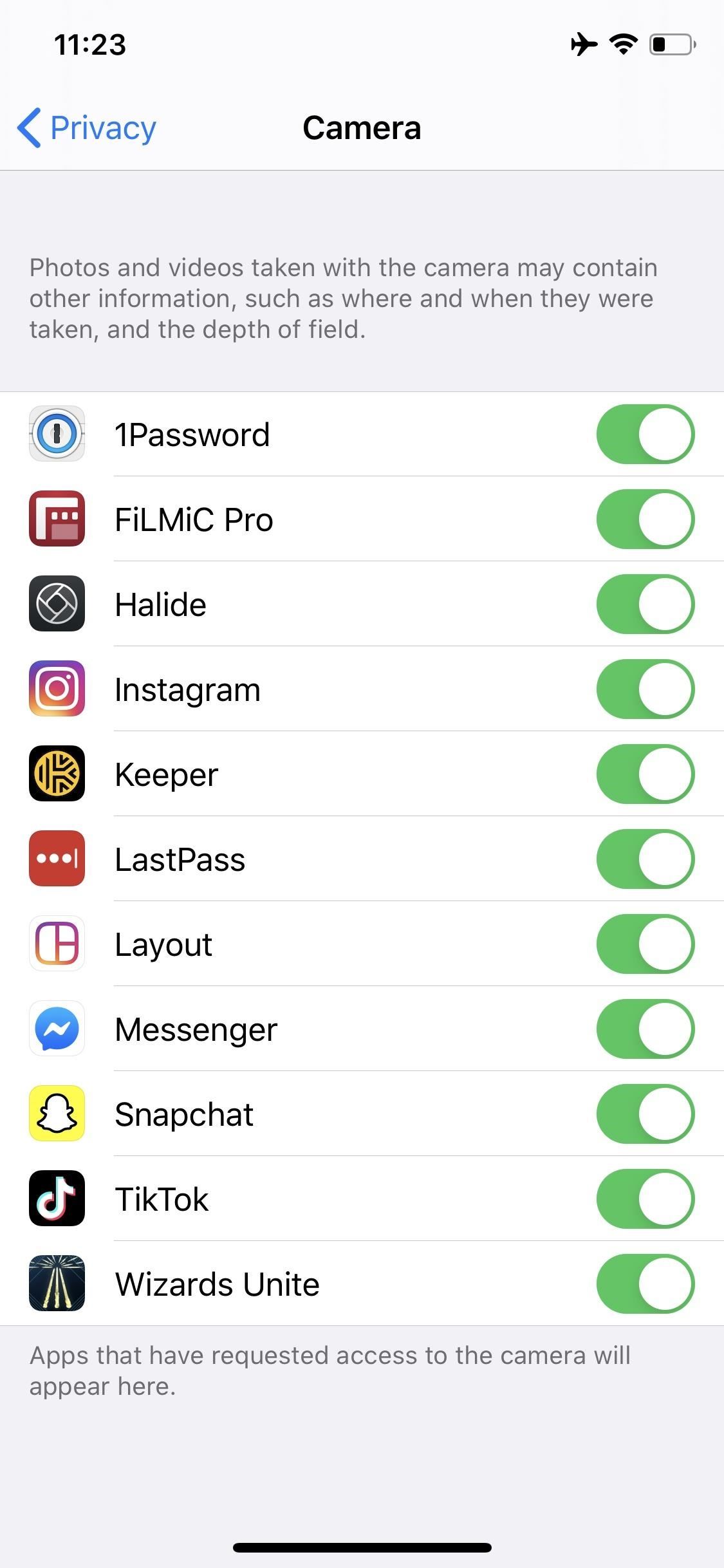 Block Apps from Accessing Your iPhone's Camera to Prevent Privacy Invasions