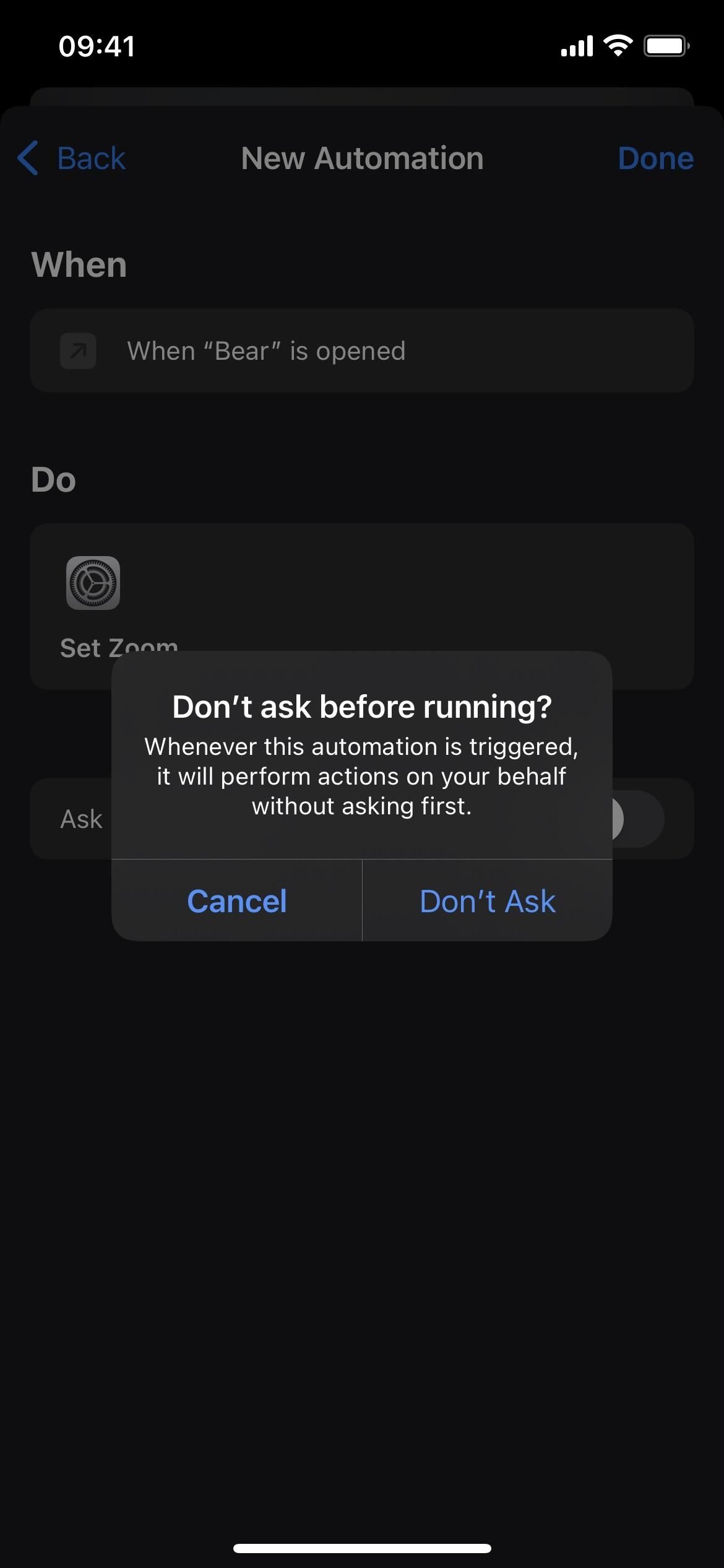 Prevent 'Running Your Automation' Notifications for Shortcuts on Your iPhone in iOS 15.4