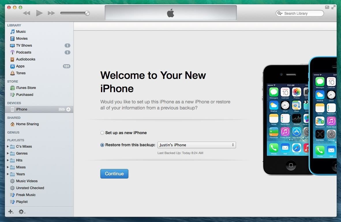 How to Downgrade Your iPhone from iOS 8 Beta to iOS 7.1.1