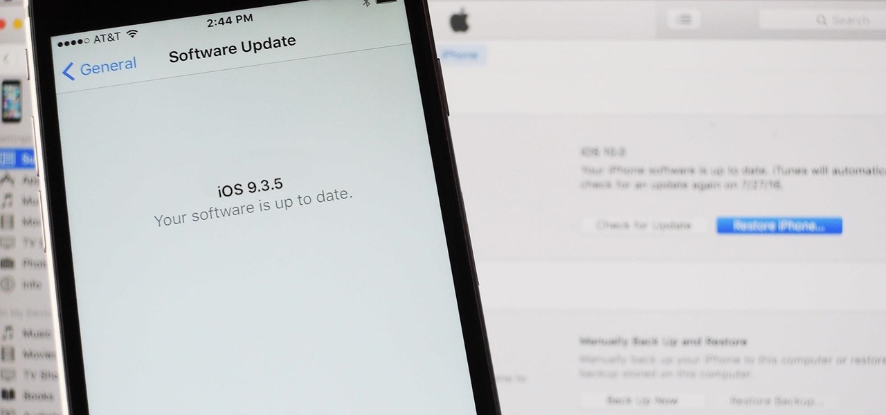Downgrade Your iPad or iPhone from iOS 10 Back to iOS 9.3.5