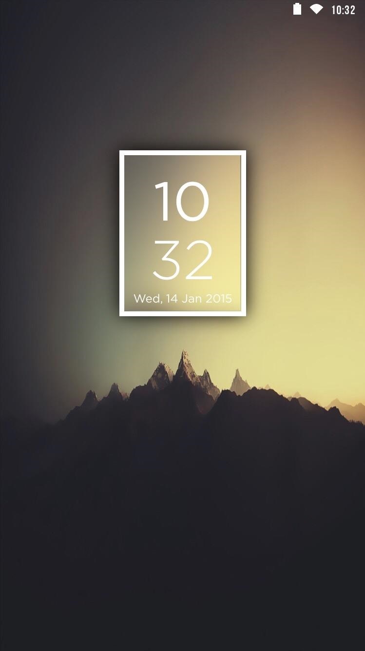 Revamp Your iPhone's Lock Screen with This Unique, Editable Date & Time Theme