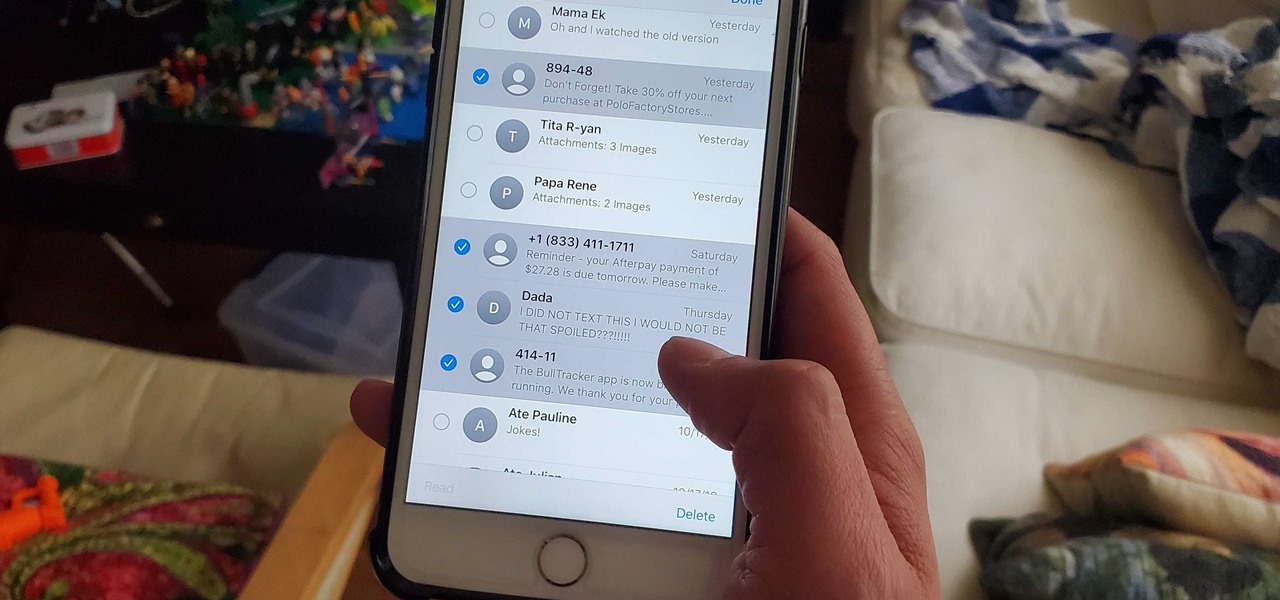 Bulk Delete Messages Faster with This Hidden iOS 13 Gesture