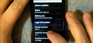 Unlock a hidden Easter egg in Android OS 2.3 (Gingerbread)