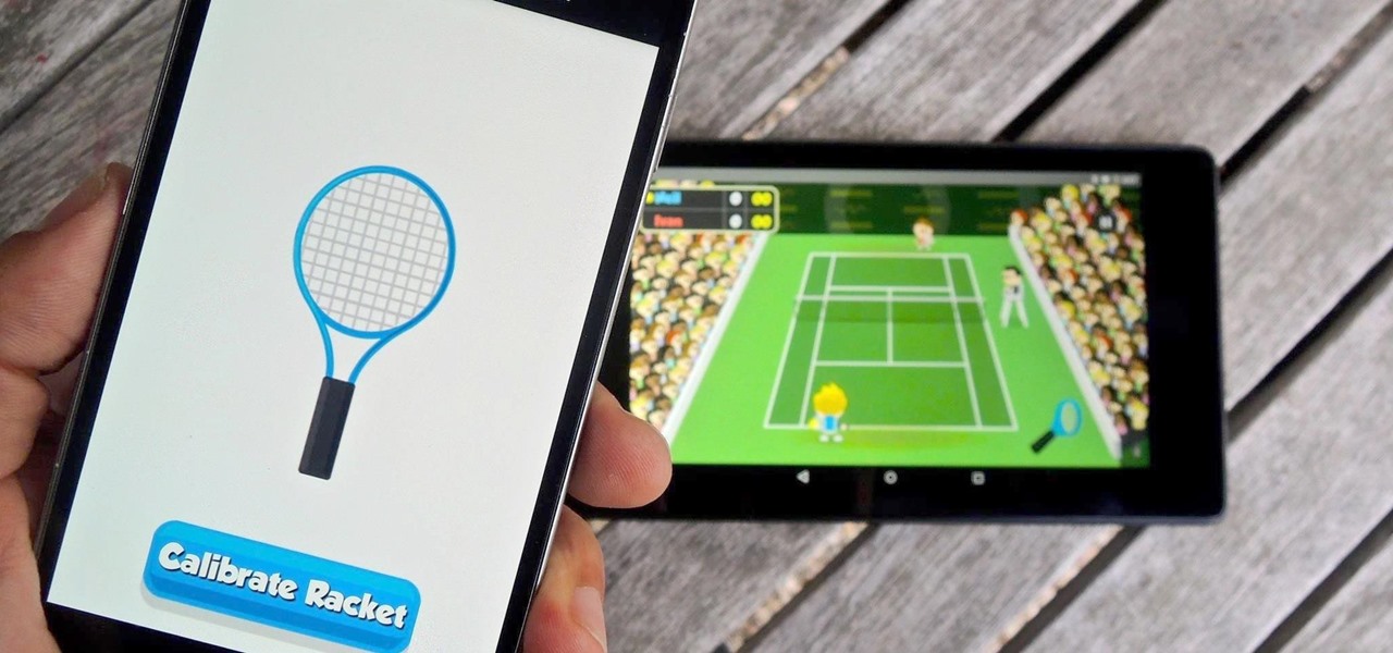 This Game Turns a Second Android Device into a Tennis Racket, Wiimote-Style