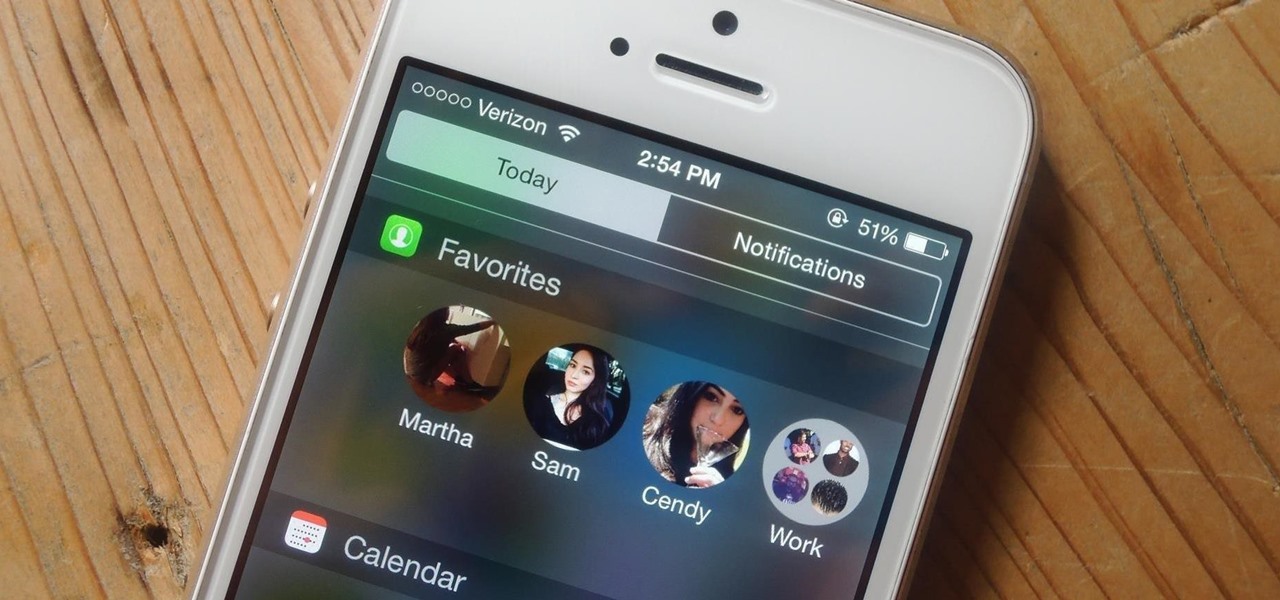 Add Speed-Dial to Your iPhone's Notification Center in iOS 8