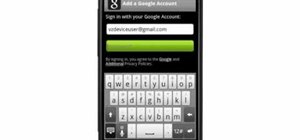 Add several Gmail accounts on the HTC Droid Incredible