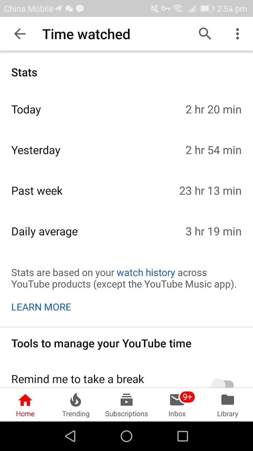 How to Find Out How Much YouTube You Watch
