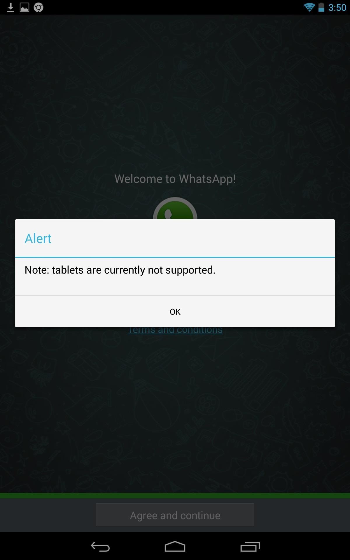 How to Set Up WhatsApp on Your Nexus 7 Tablet—Without Rooting