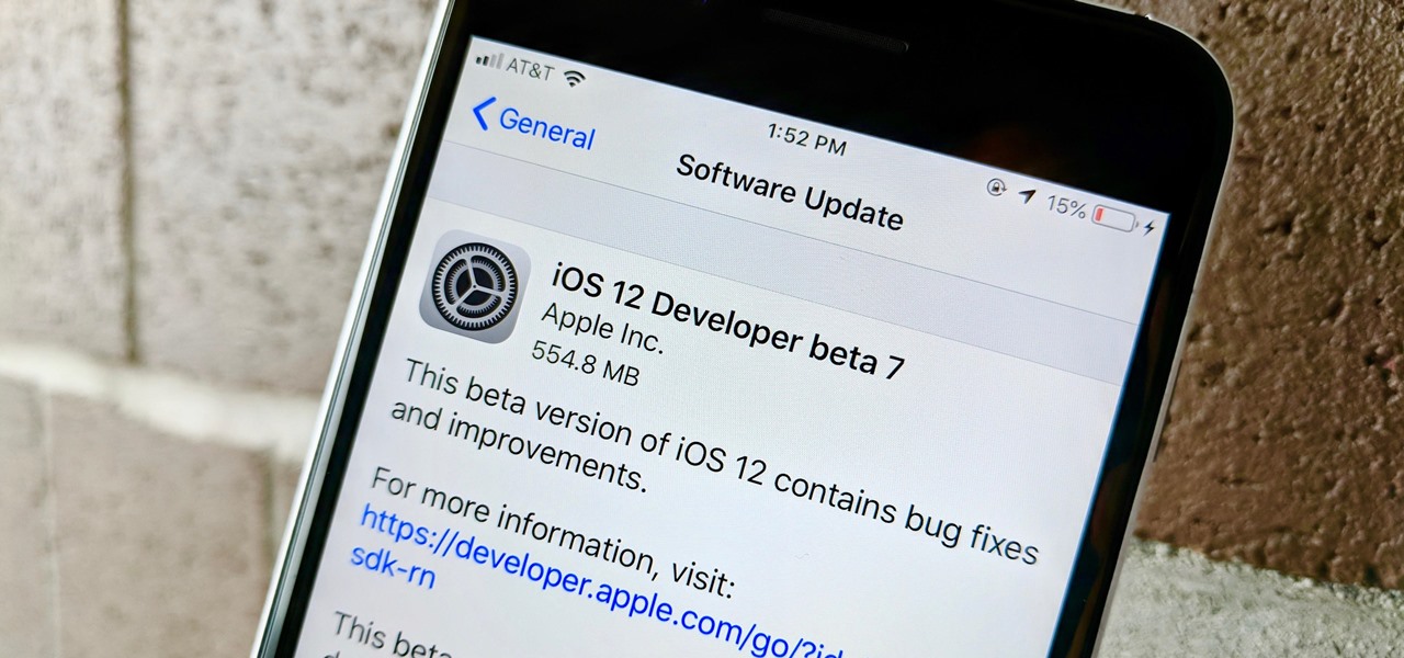 iOS 12 Developer Beta 7 Released, Then Quickly Pulled After Reports of Bugs