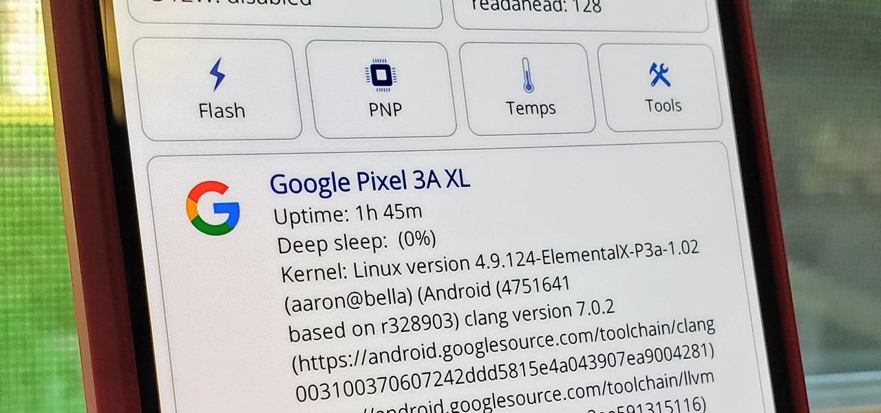 Install the ElementalX Custom Kernel on Your Pixel 3a