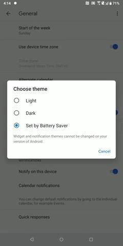 How to Enable Dark Mode in Google Calendar for Android or iPhone