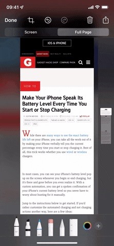 How to Take Scrolling Screenshots of Entire Webpages on Your iPhone or iPad