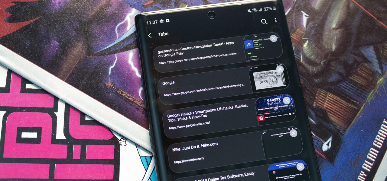 There's an Easy Way to Change Samsung's Tab Switcher into a Tidy List View