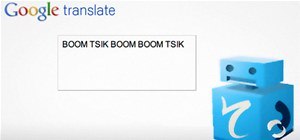 Make Google Translate Beatbox