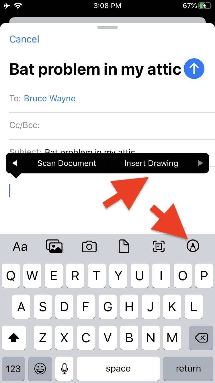 How to Use Mail's New Formatting & Attachments Toolbar in iOS 13 for Rich Text, Document Scanning & More