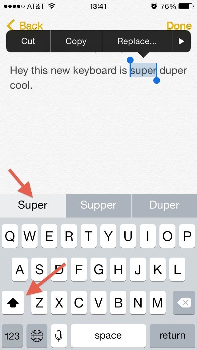 The Easier Way to Capitalize Words with Your iPhone's Keyboard