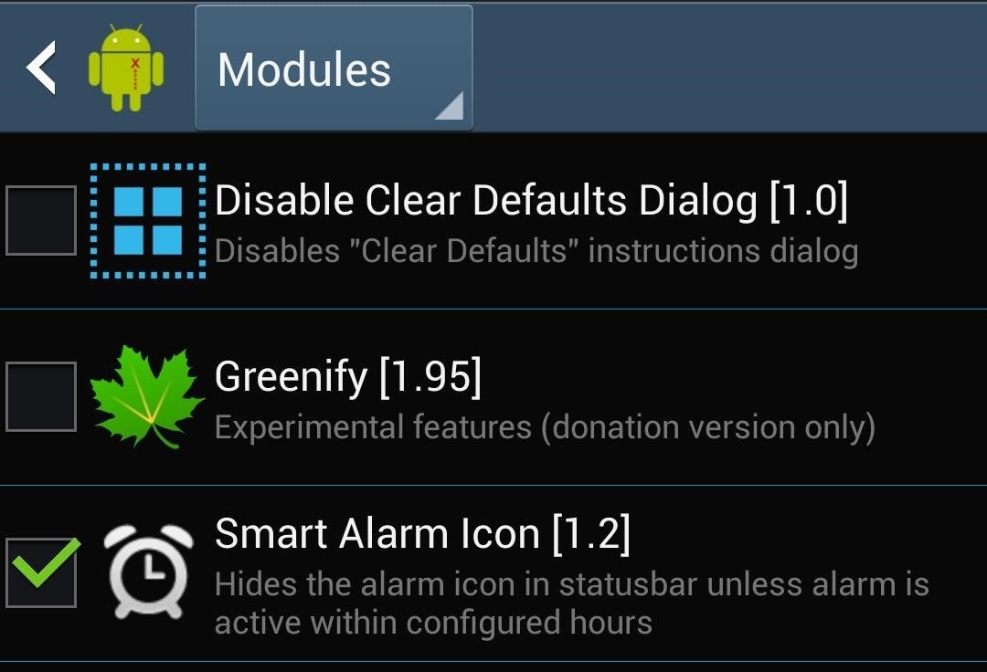 How to Control When the Alarm Icon Shows Up in the Status Bar on Your Samsung Galaxy S4