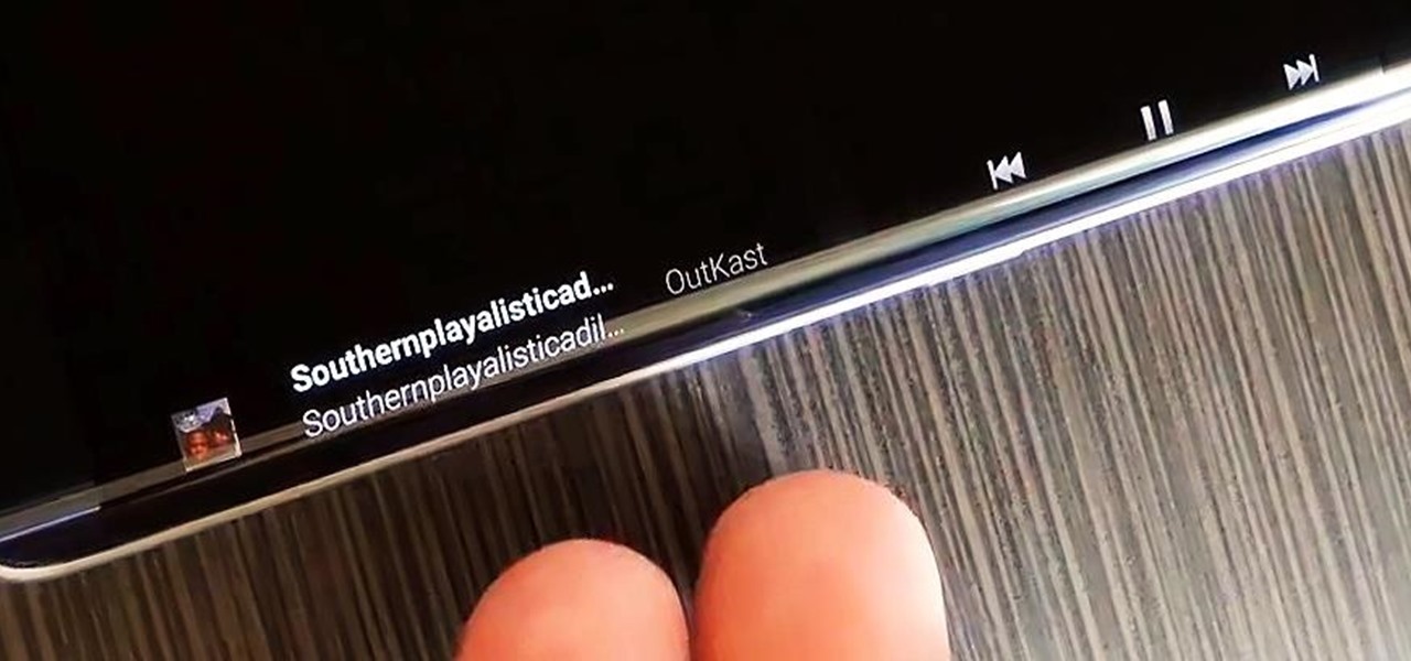 Control Music Playback from the Side of Your Galaxy S6 Edge’s Screen
