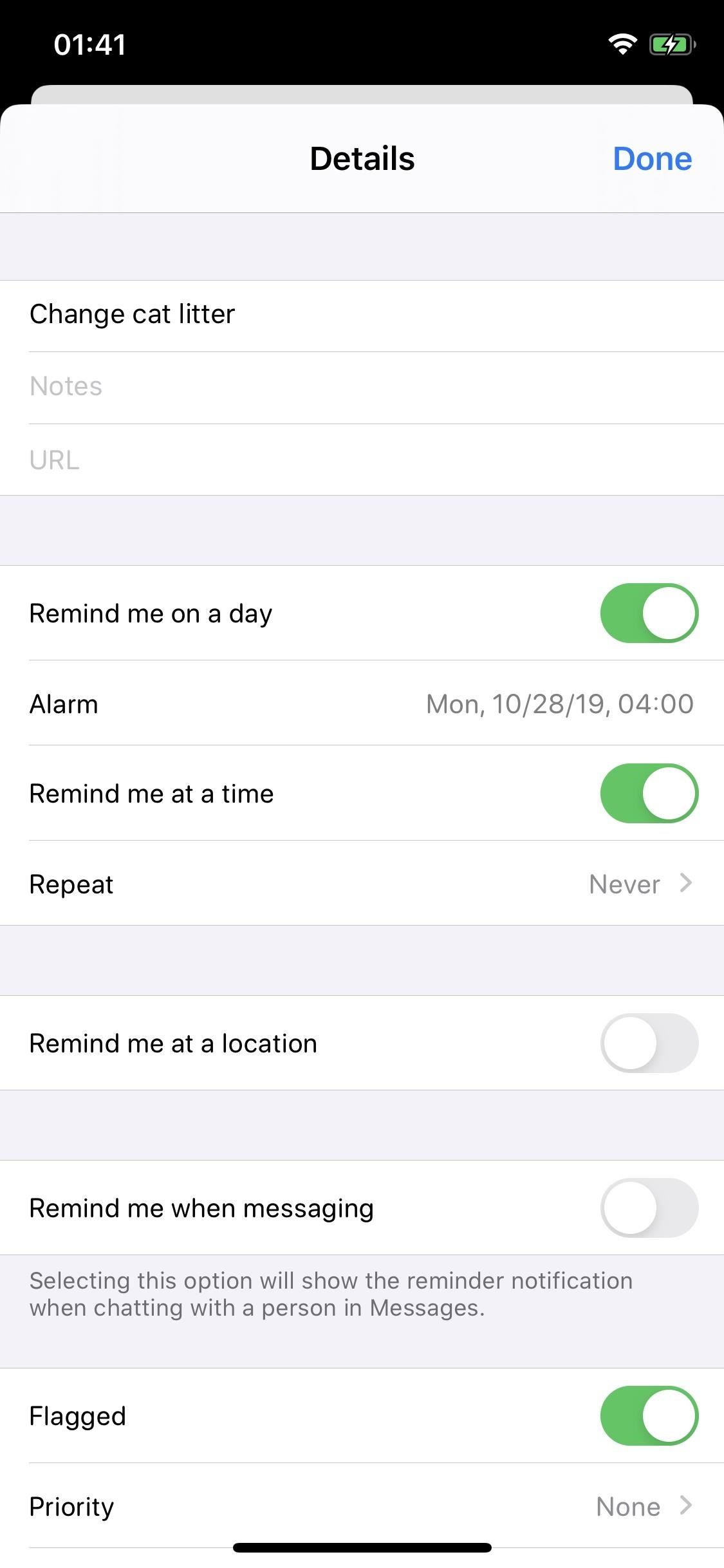 Set Reminders to Alert You on a Particular Day & Time on iOS 13