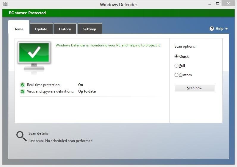 How to Scan Removable Drives for Malware with Windows 8's Built-In Antivirus Scanner