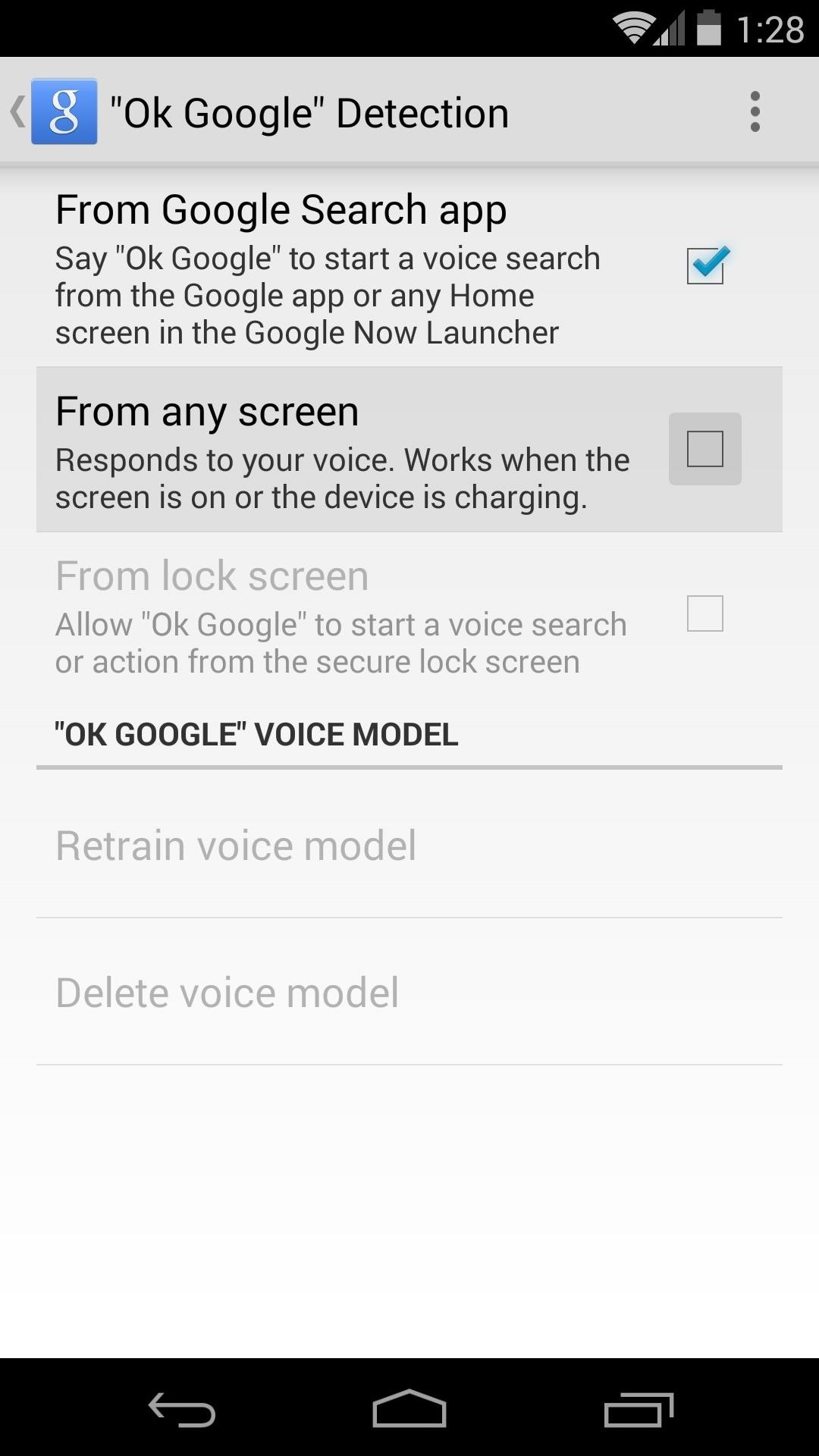 How to Enable "OK, Google" Hotword Detection on Any Screen in Android KitKat