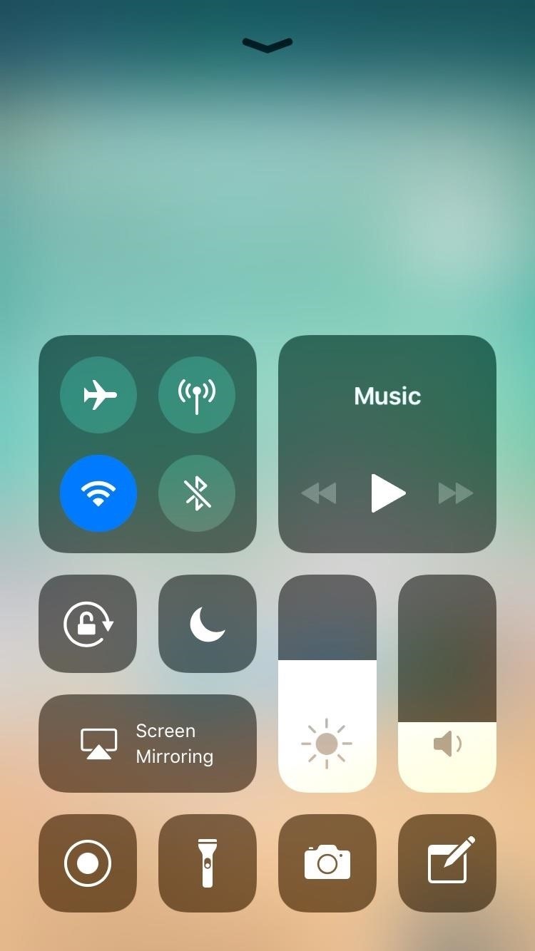 How to Access Your AirDrop Settings in iOS 11's New Control Center