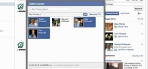 Use Facebook to invite friends to an event